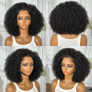 13*4 HD frontal exclusive lagos hairline kinky curl wig